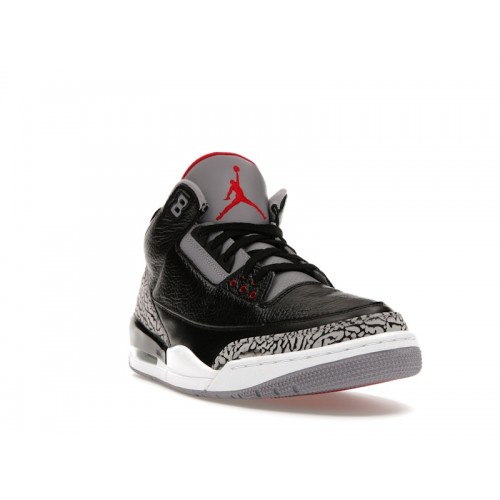 Кроссы Jordan 3 Retro Black Cement (2011) - мужская сетка размеров