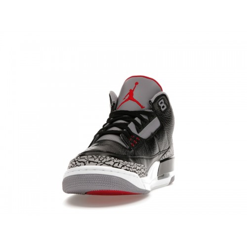 Кроссы Jordan 3 Retro Black Cement (2011) - мужская сетка размеров