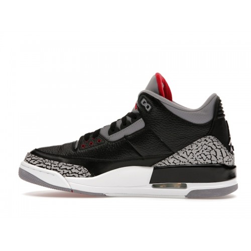 Кроссы Jordan 3 Retro Black Cement (2011) - мужская сетка размеров
