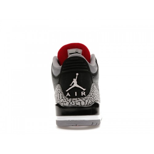 Кроссы Jordan 3 Retro Black Cement (2011) - мужская сетка размеров