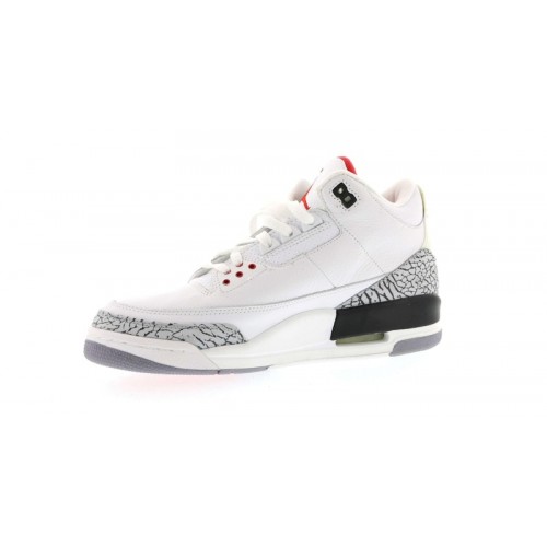 Кроссы Jordan 3 Retro White Cement (2003) - мужская сетка размеров