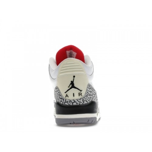 Air Jordan 3 Retro White Cement 2003 - мужская сетка размеров