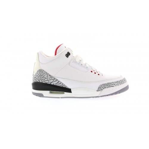 Кроссы Jordan 3 Retro White Cement (2003) - мужская сетка размеров