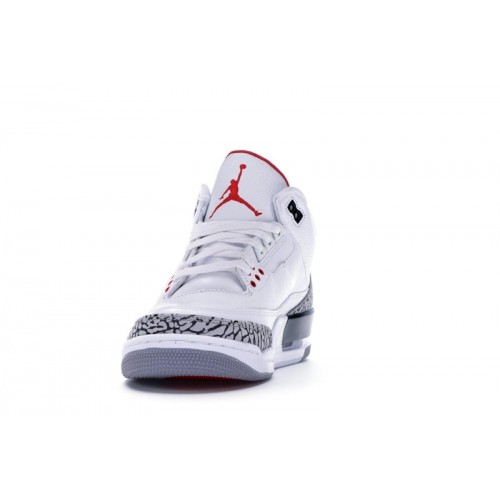 Кроссы Jordan 3 Retro White Cement (2011) - мужская сетка размеров