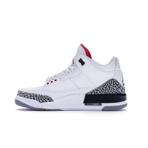 Кроссы Jordan 3 Retro White Cement (2011) - мужская сетка размеров