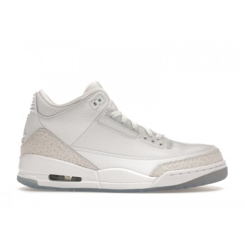 Кроссы Jordan 3 Retro Pure White (2018) - мужская сетка размеров