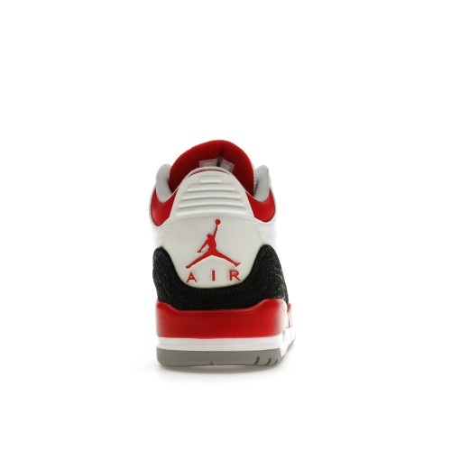 Кроссы Jordan 3 Retro Fire Red (2013) - мужская сетка размеров