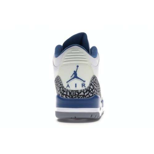 Air Jordan 3 Retro True Blue 2001 - мужская сетка размеров