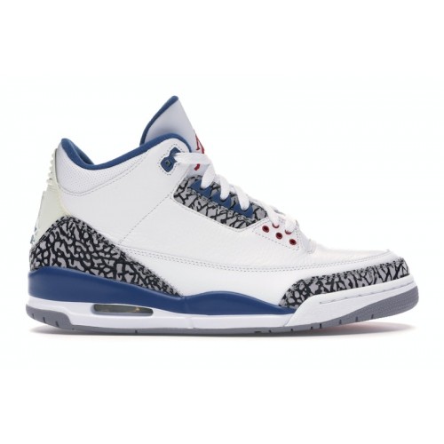 Кроссы Jordan 3 Retro True Blue (2001) - мужская сетка размеров