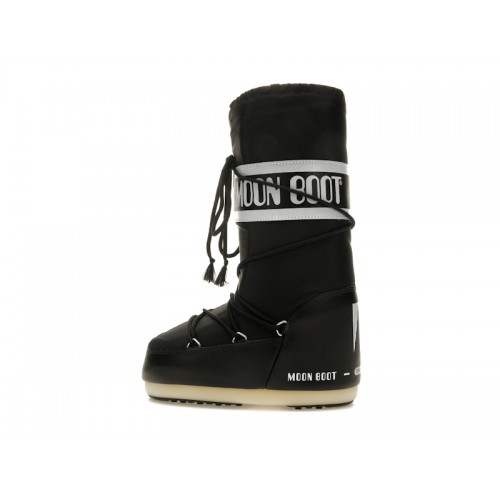 Moon Boot Icon Nylon Boot Black - мужская сетка размеров