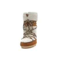 Moon Boot Icon Shearling Boot Whisky Off White