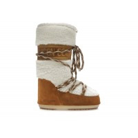 Moon Boot Icon Shearling Boot Whisky Off White