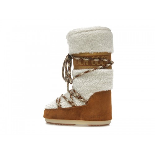 Moon Boot Icon Shearling Boot Whisky Off White - мужская сетка размеров