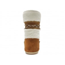 Moon Boot Icon Shearling Boot Whisky Off White