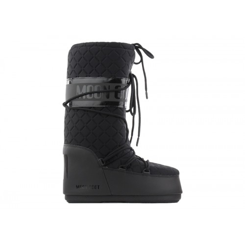 Moon Boot Icon Quilt Boot Black - мужская сетка размеров