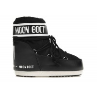 Moon Boot Icon Low Nylon Boot Black White