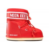 Moon Boot Icon Nylon Low Boot Red
