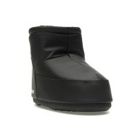 Moon Boot No Lace Rubber Boot Black