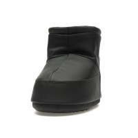 Moon Boot No Lace Rubber Boot Black