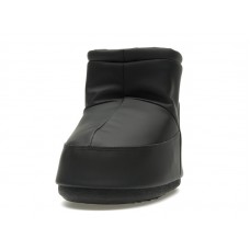 Moon Boot No Lace Rubber Boot Black