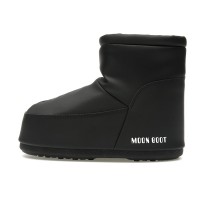 Moon Boot No Lace Rubber Boot Black