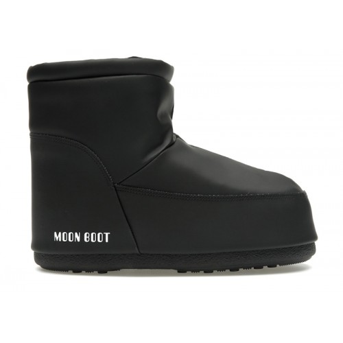 Moon Boot No Lace Rubber Boot Black - мужская сетка размеров