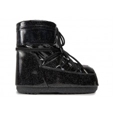 Moon Boot Icon Glitter Low Boot Black
