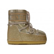 Moon Boot Icon Glitter Low Boot Gold
