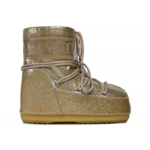 Moon Boot Icon Glitter Low Boot Gold - мужская сетка размеров