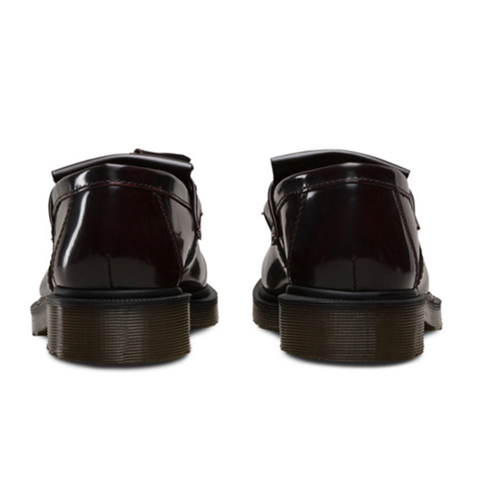 Dr. Martens Adrian Arcadia Leather Tassel Loafer Cherry Red - мужская сетка размеров Dr. Martens Adrian Arcadia Leather Tassel Loafer Cherry Red - мужская сетка размеров