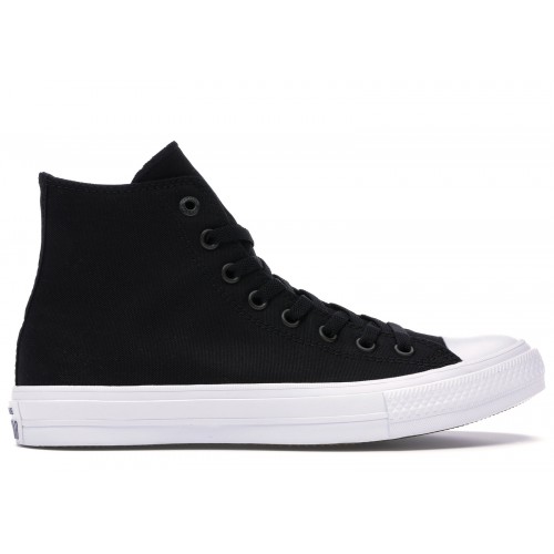 Кроссы Converse Chuck Taylor II Hi Black - мужская сетка размеров