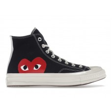 Кроссовки Converse Chuck Taylor All Star 70 Hi Comme des Garcons PLAY Black