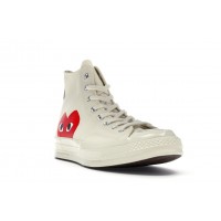 Кеды Converse Chuck Taylor All-Star 70 Hi Comme des Garcons PLAY White