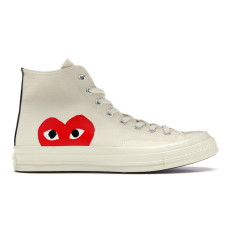 Converse Chuck Taylor All Star 70 Hi Comme des Garcons PLAY White