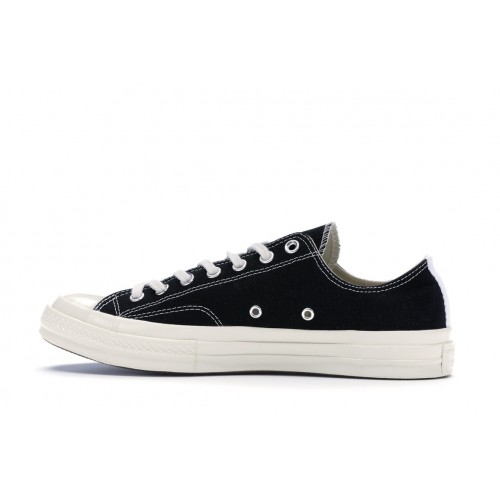 Кеды Converse Chuck Taylor All-Star 70 Ox Comme des Garcons PLAY Black - мужская сетка размеров