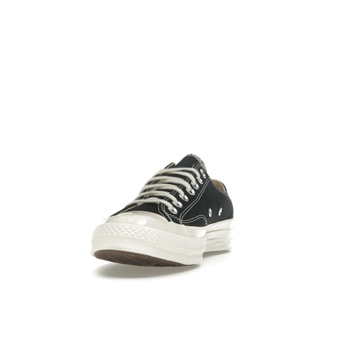 Converse Chuck Taylor All Star 70 Ox Comme des Garcons PLAY Black - мужская сетка размеров Converse Chuck Taylor All Star 70 Ox Comme des Garcons PLAY Black - мужская сетка размеров