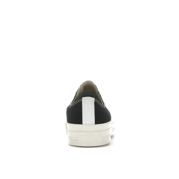 Converse Chuck Taylor All Star 70 Ox Comme des Garcons PLAY Black - мужская сетка размеров Converse Chuck Taylor All Star 70 Ox Comme des Garcons PLAY Black - мужская сетка размеров