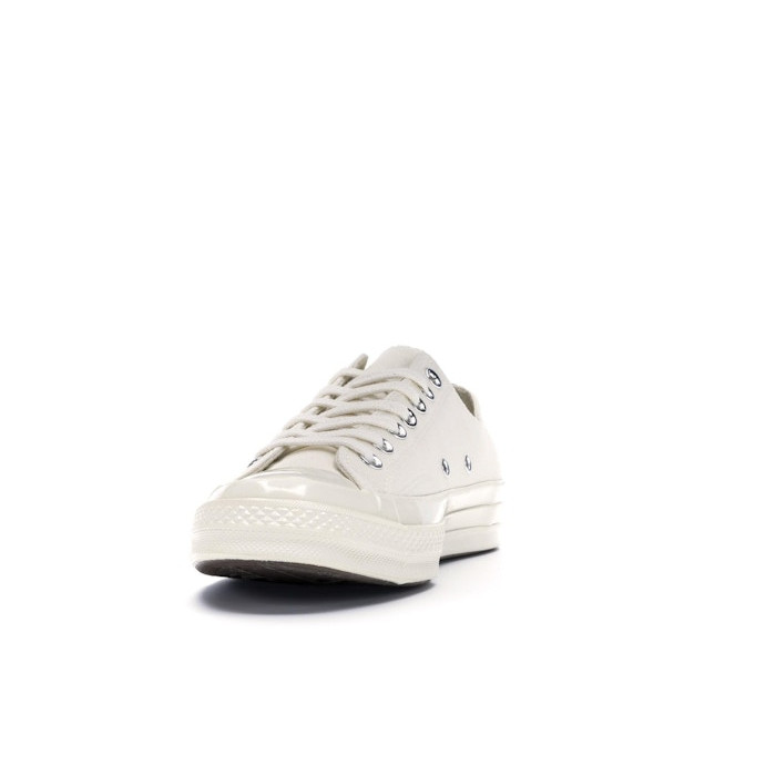 Converse Chuck Taylor All Star 70 Ox Comme des Garcons PLAY White - мужская сетка размеров Converse Chuck Taylor All Star 70 Ox Comme des Garcons PLAY White - мужская сетка размеров