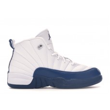 Детские кроссовки Jordan 12 Retro French Blue (2016) (PS)