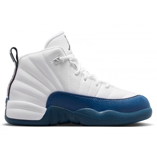 Кроссы Jordan 12 Retro French Blue (2025) (PS) - детская сетка размеров