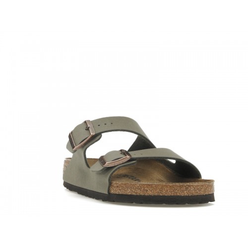 Birkenstock Arizona Birkibuc Stone (W) - женская сетка размеров