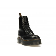 Dr. Martens Jadon Platform Boots Black Smooth Leather