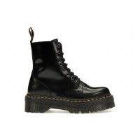 Dr Martens Jadon Platform Boots Black Smooth Leather