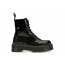 Dr. Martens Jadon Platform Boots Black Smooth Leather