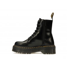 Dr. Martens Jadon Platform Boots Black Smooth Leather