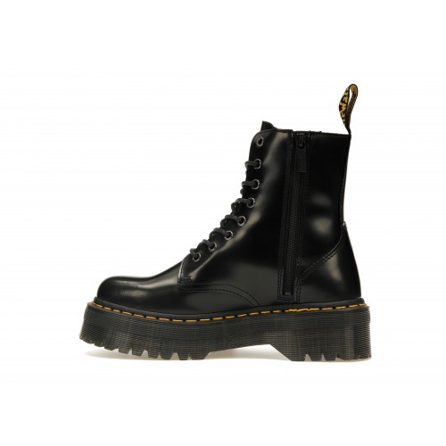 Dr. Martens Jadon Platform Boots Black Smooth Leather - мужская сетка размеров