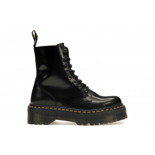 Dr. Martens Jadon Platform Boots Black Smooth Leather - мужская сетка размеров