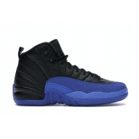 Подростковые кроссовки Jordan 12 Retro Black Game Royal (GS)