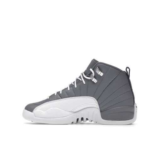 Кроссы Jordan 12 Retro Stealth (GS) - подростковая сетка размеров