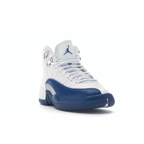 Кроссы Jordan 12 Retro French Blue (2016) (GS) - подростковая сетка размеров